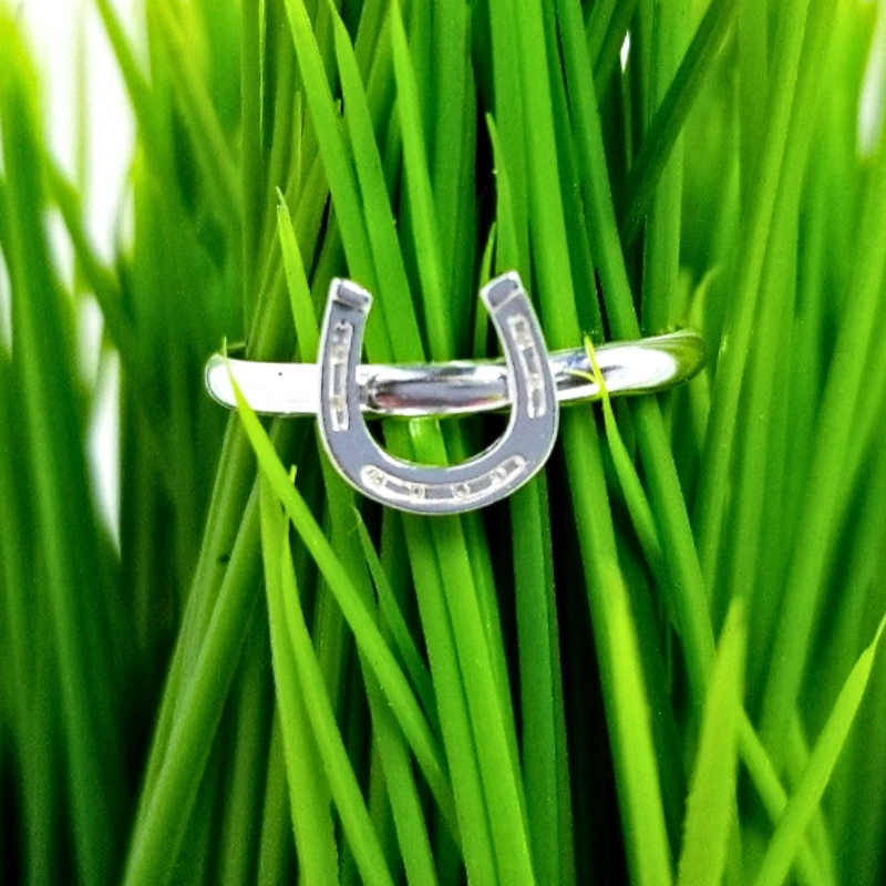 Sterling Silver Horseshoe Ring