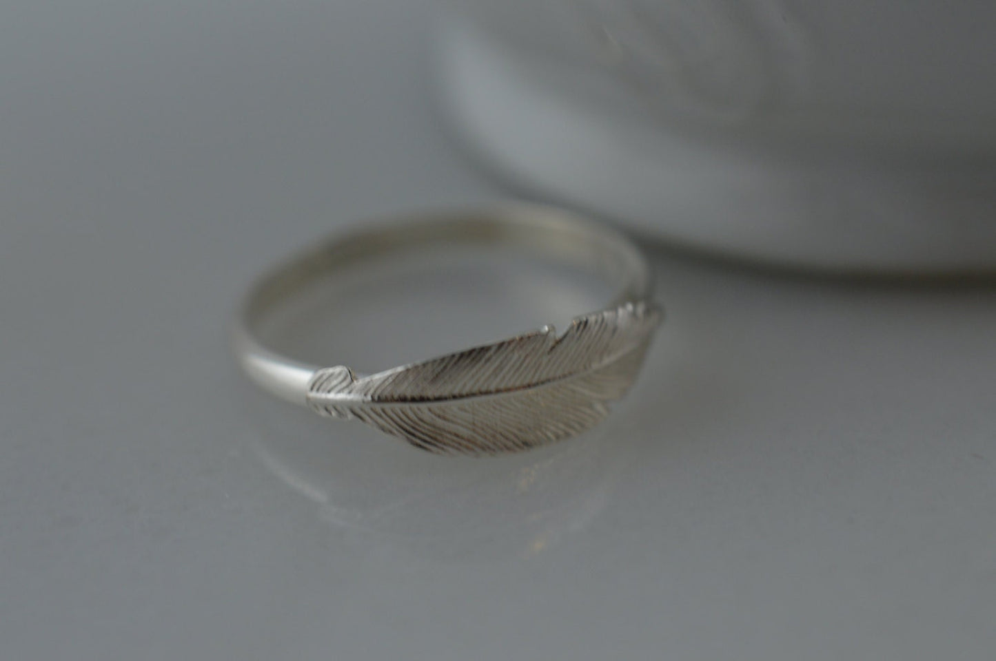 Sterling Silver Feather Ring