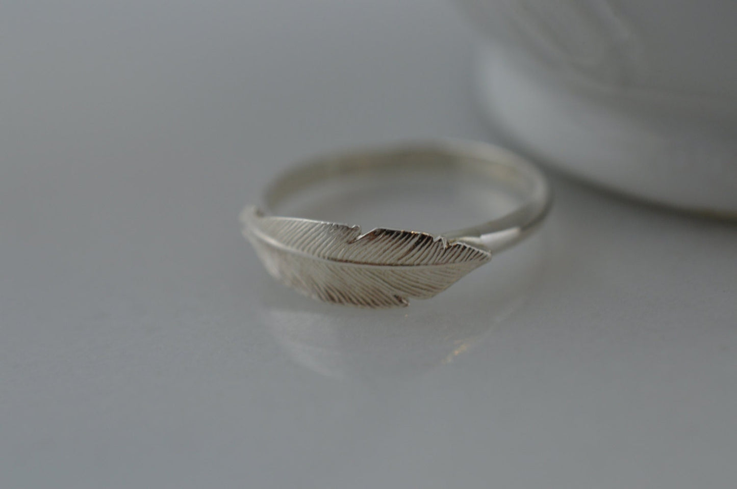 Sterling Silver Feather Ring