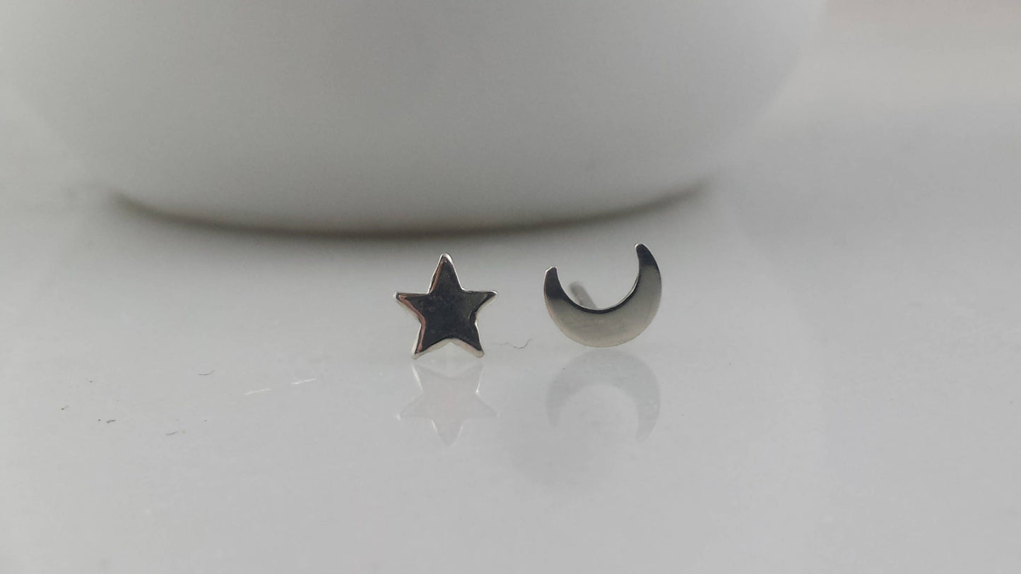 Sterling Silver Crescent Moon Ring