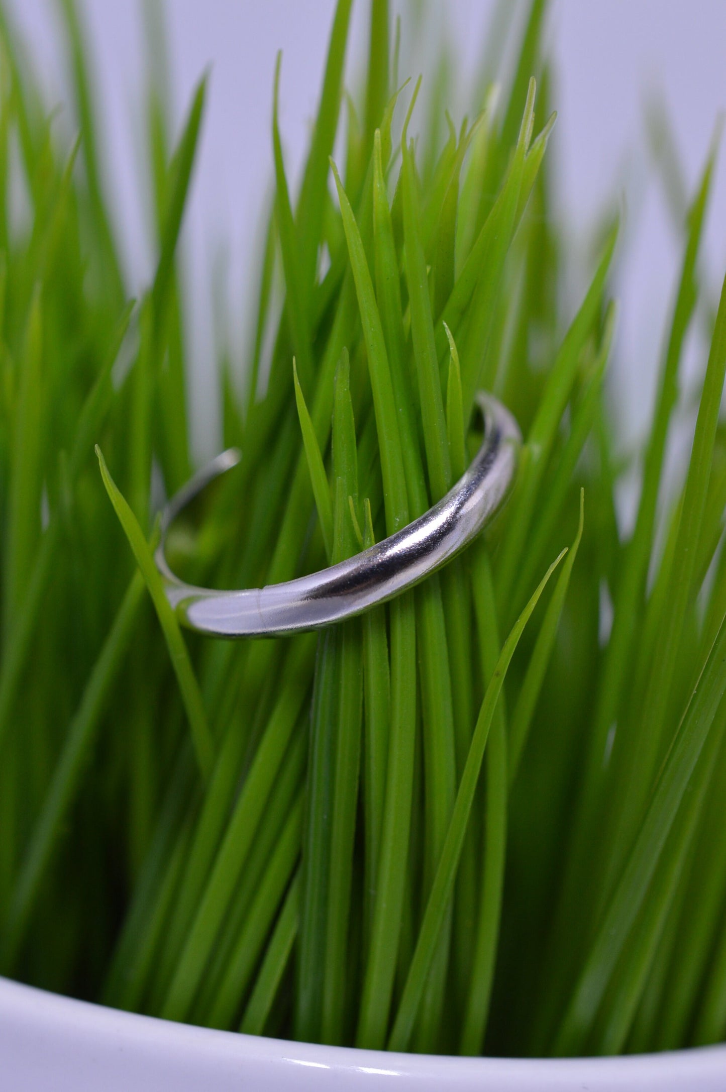 Simple Sterling Silver Ring Band