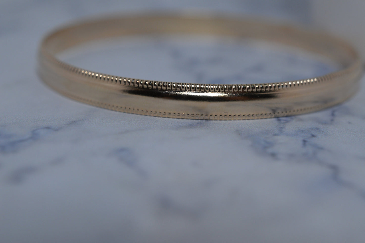 Gold Fill Simple Bangle Bracelet