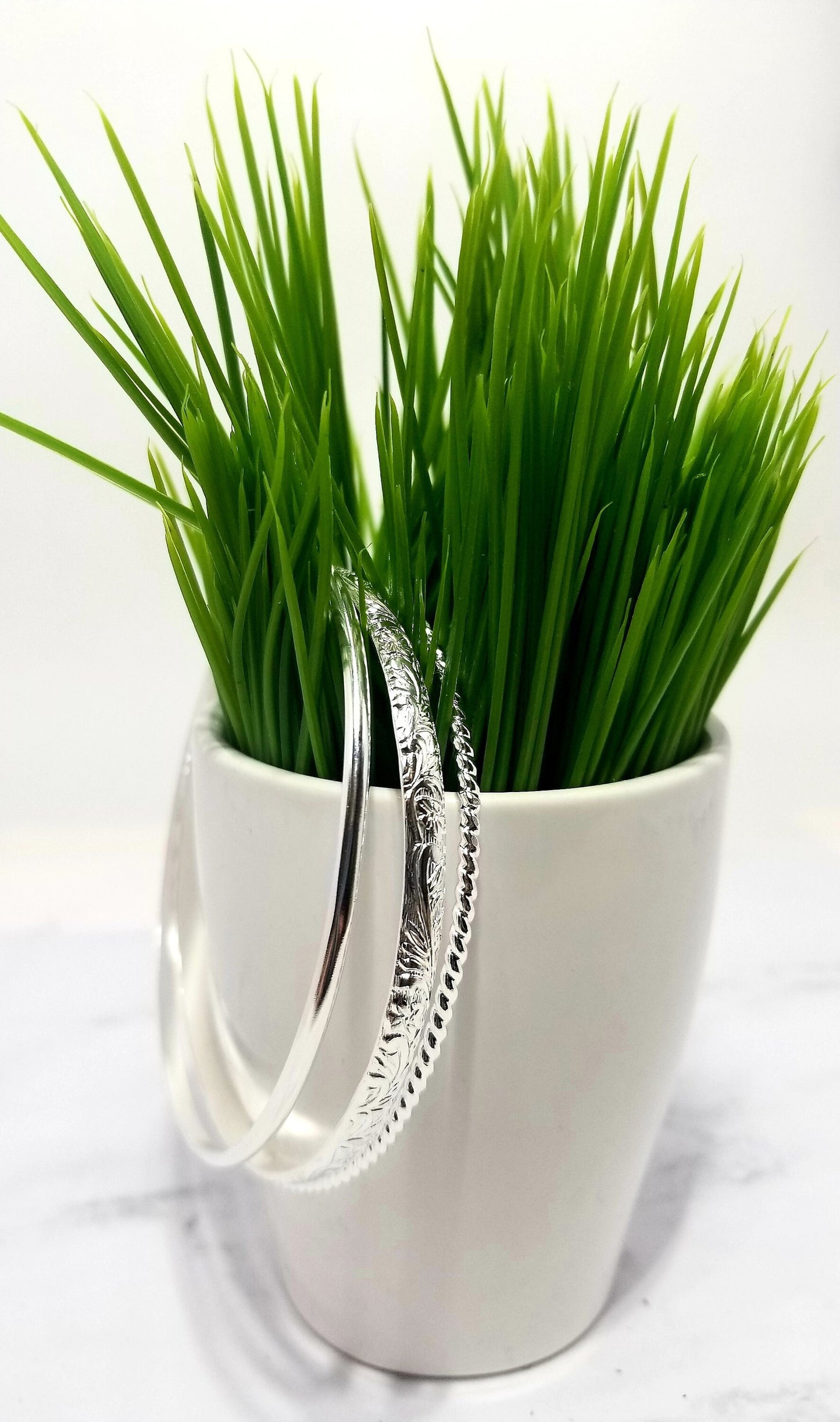 Sterling Silver Bangle Set