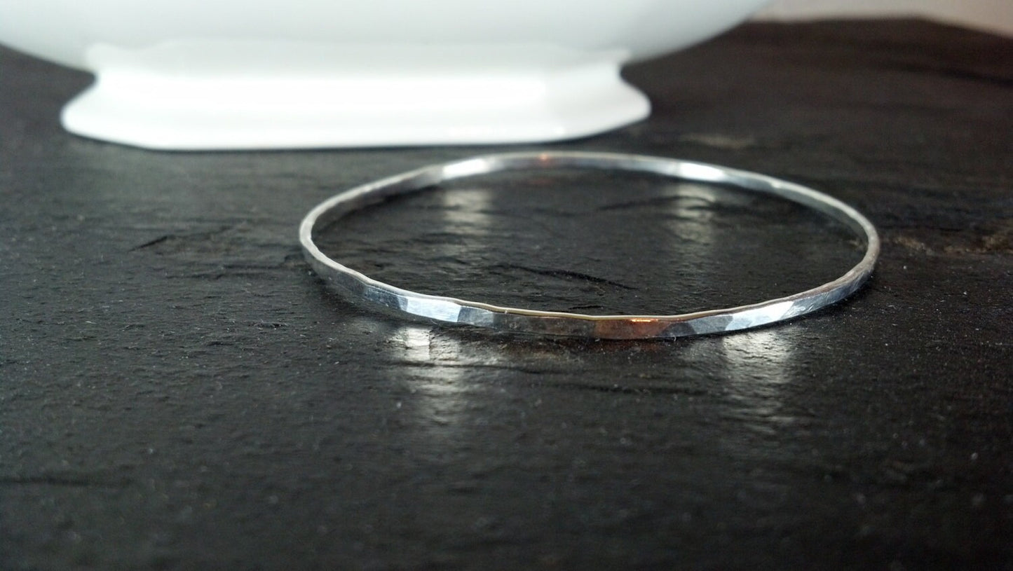 Sterling Silver Bangle Bracelet Set