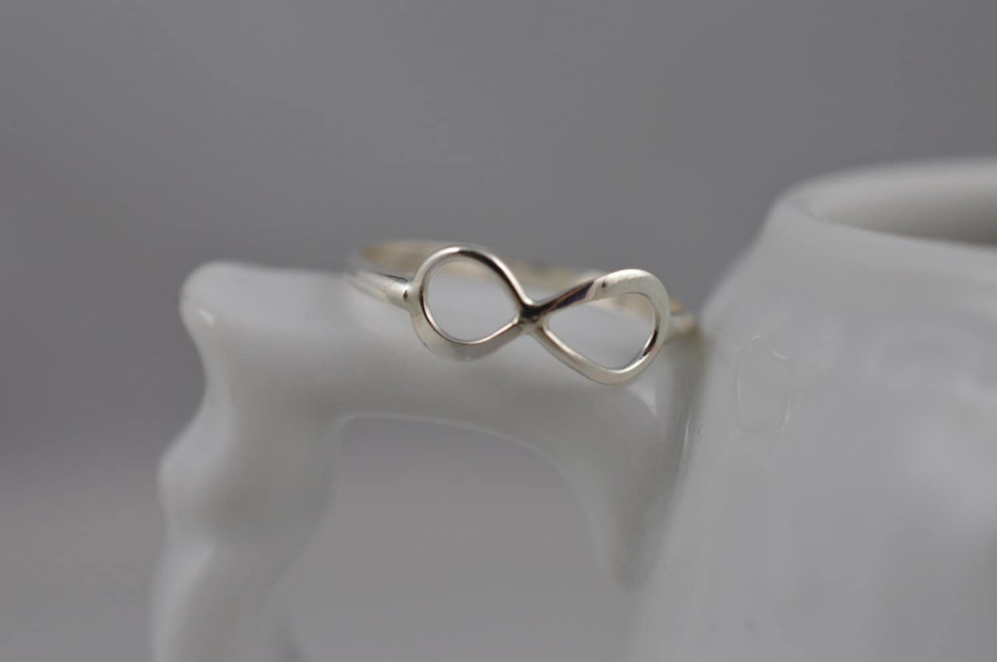 Infinity Ring in Sterling Silve