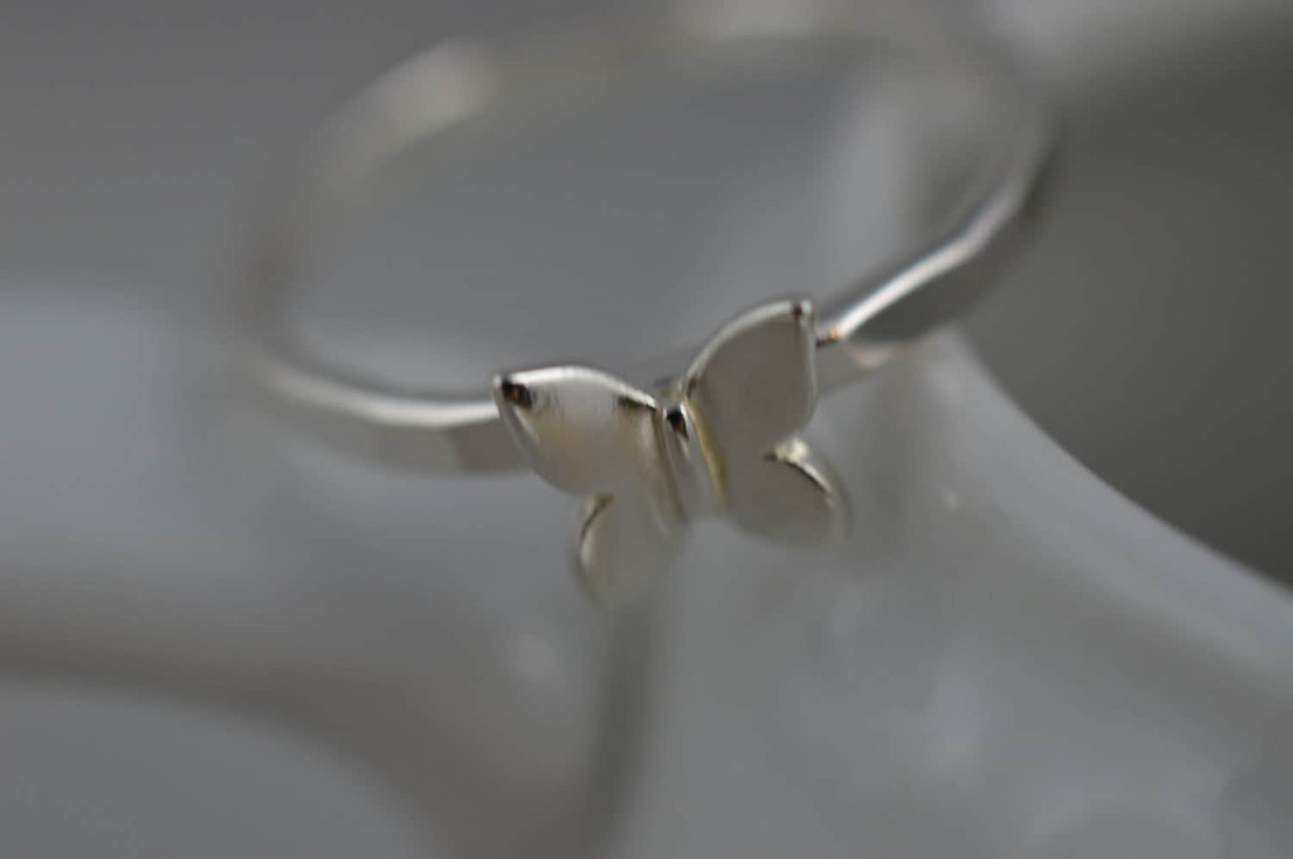 Sterling Silver Butterfly Ring