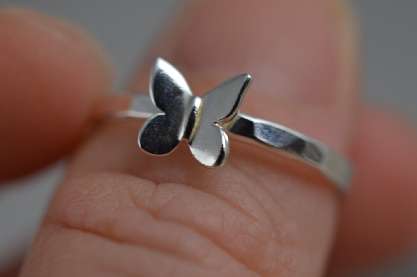 Sterling Silver Butterfly Ring