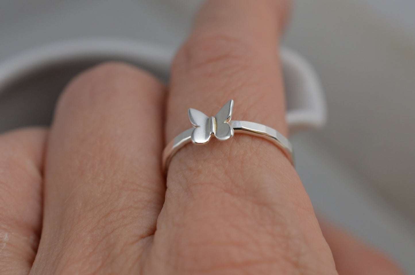 Sterling Silver Butterfly Ring